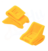 Nouveaux clips de fixation jaunes pour garniture de tableau de bord, attaches intérieures en plastique pour console centrale de voiture, panneau d'instrument anti-déchirure