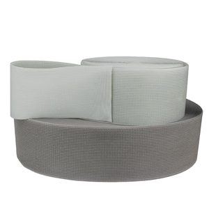 环保圆形弹力柔软单面钩环织物扣带卷自粘婴儿松紧带钩环 - Product Image 3