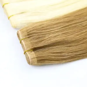 Hot Sale 100% Silky And Soft Chinese Hair Weft No Tangle Tape In Hair Seamless Injected Weft Hair Extensions
