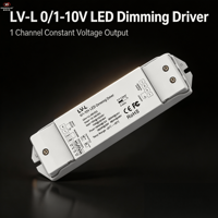 Driver de gradation 15A*1CH 12-48VDC CV 0/1-10V LV-L