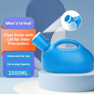 หม้อปัสสาวะสำหรับผู้ใหญ่ผู้ใหญ่พร้อมฝาปิดหม้อข้างเตียงแผ่นรองปัสสาวะหนาแบบใช้แล้วทิ้งสำหรับผู้ชายขนาดใหญ่ใช้ในบ้าน - Product Image 1