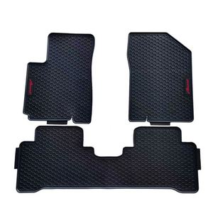 Tapis de sol de voiture en caoutchouc sur mesure pour Tesla, Volkswagen, Land Rover, ensemble complet, motif camouflage forêt, aiguilleté, épaisseur 10 mm, 4 pièces, K5 K3 - Product Image 5