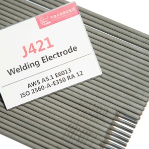 Électrode de soudage SMAW E6013 en rutile doré à bon <span class=keywords><strong>prix</strong></span>, consommables de soudage pour <span class=keywords><strong>acier</strong></span>, baguettes de revêtement - Product Image 2