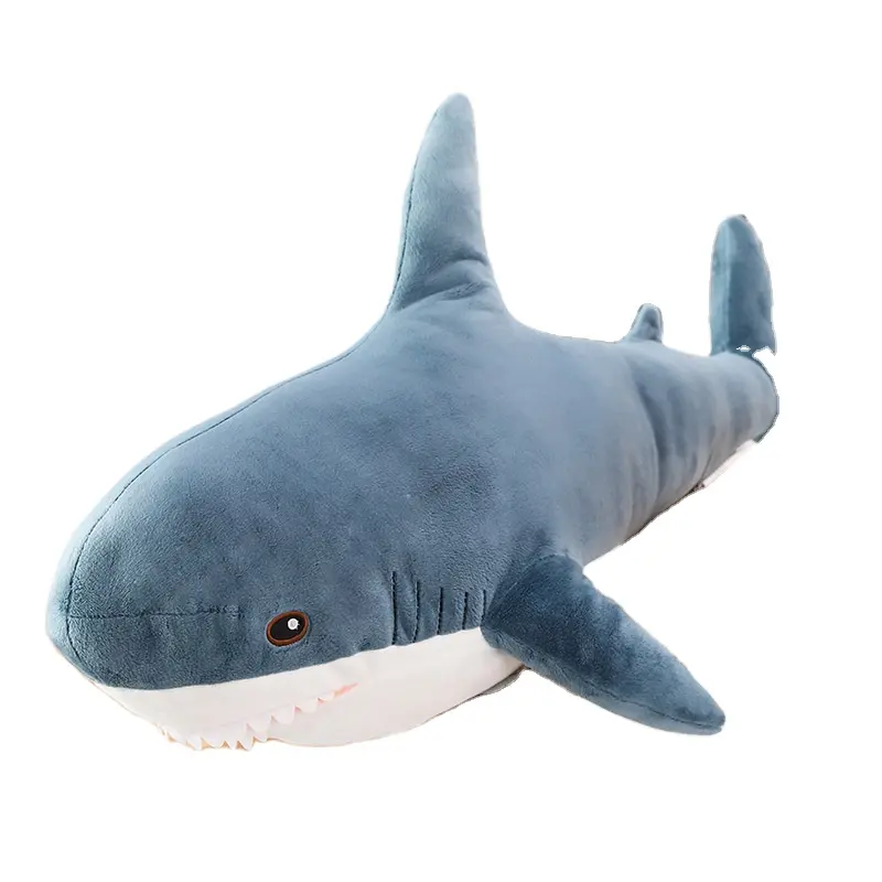 Linda yastıklı deniz beast peluş oyuncak yumuşak köpekbalığı peluş yastık altı renk ve dokuz boyutu büyük peluş oyuncak