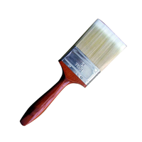 Pinceau mural Sanfine DIY, pinceau plat en poils de sanglier noir pur, Master Pro 50mm, pour peinture au latex et à base d'eau, pinceau automobile