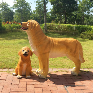 Escultura de <span class=keywords><strong>Pastor</strong></span> Alemán de Fibra de Vidrio en Stock, Estatua Realista de Perro de FRP para Decoración de Jardín, Parque y Exteriores - Product Image 2
