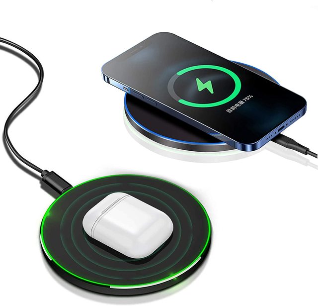 15W Type C ultra  Slim Fast Wireless Charger