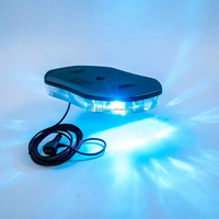 Mini barre lumineuse de 11 pouces, homologation ECE R65 R10, montage magnétique sur toit de voiture TBD7202, rouge, bleu, ambre, vert