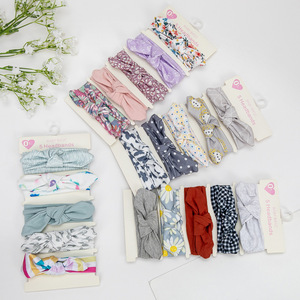 Wholesale 5-Piece Set Of Kids Bunny Ears <strong>Headbands</strong> Stretch Hair Accessories For <strong>Babies</strong> And Toddlers - Product Image 5