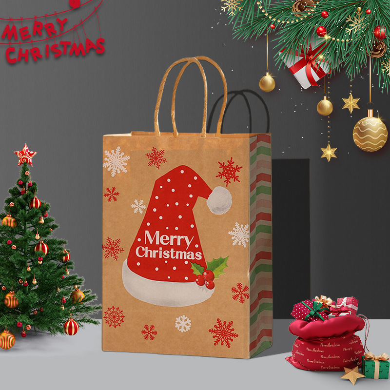 Chapeau de Noël-papier kraft-15821cm