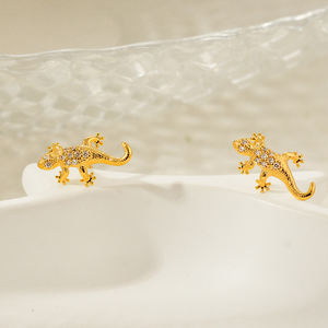 Серьги-гвоздики из нержавеющей стали, 18 карат - Product Image 6