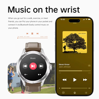 Montre connectée GPS ultra-performante avec écran rond de 1,53 pouce, boussole, rappel de messages, sports de plein air, Relojes Smart Watch pour hommes