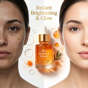 Sérum Visage Éclaircissant 20% VC Anti-Oxydant Hydratant Réparateur Apaisant à la Centella Asiatica Marque Blanche - Product Image 2