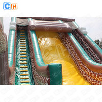 Terrain de jeux gonflable commercial extérieur personnalisé pour enfants, parcours d'obstacles gonflable, grand parc gonflable à vendre