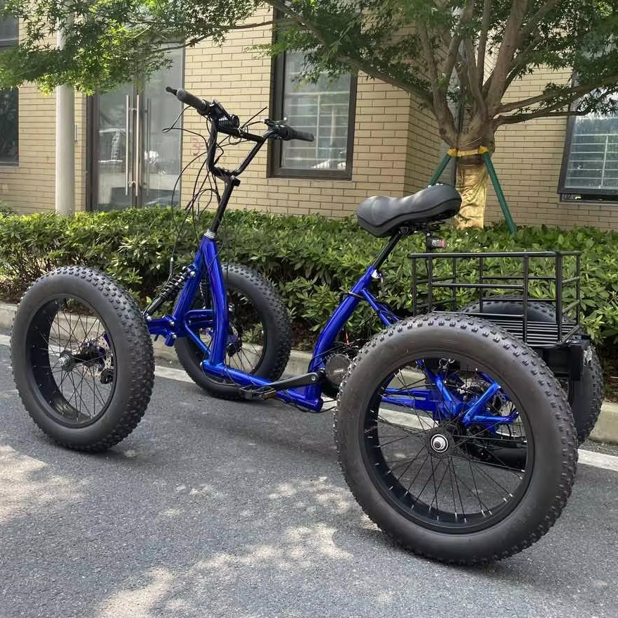 four wheel bicycle electric Megatron 4.0 All-Wheel Drive FDE / 20 Amp size” so you can fold Pedal-assist ride built for families,
