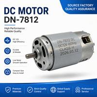 Motor DC Magnet Permanen Berus DN-7812 120V 240V untuk Peralatan Rumah Tangga Blender Genggam Pembuat Susu Kedelai Langsung dari Pabrik