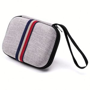 Sacs de voyage portables imperméables en EVA, étuis rigides, pochette de transport pour écouteurs, accessoires électroniques, chargeur organisé - Product Image 5