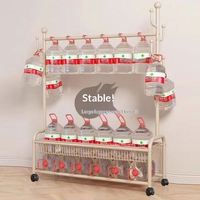 Porte-vêtements en métal robuste pour chambre à coucher, organisateur suspendu, personnalisable avec logo OEM/ODM, vente en gros