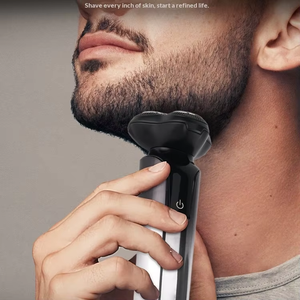 For Electric Razor Men Type-C Fast Charging Rechargeable Cordless Triple Blade Rotary Face Shaver IPX6 Waterproof 600mAh - Product Image 2