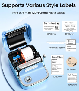 Stampante Termica Portatile Bluetooth OEM/ODM per Etichette Adesive, Personalizzabile per Codici a Barre e Prezzi, per Vendita all'Ingrosso - Product Image 3