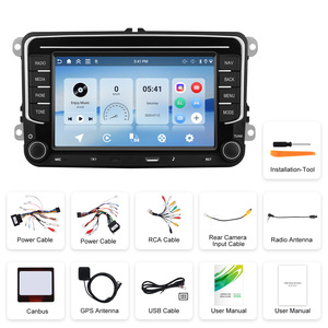 Autoradio Android Podofo 7'' 4+128G avec Carplay/Android Auto sans fil, GPS/WiFi, USB Type-C pour VW/Seat/<span class=keywords><strong>Skoda</strong></span>/Passat/Touran/Golf/Polo - Product Image 6
