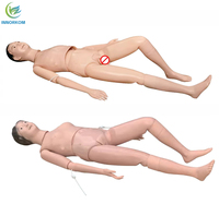 Science médicale Humain Avancé Adulte Mâle Soins Infirmiers Compétences Formation Factice Multifonctionnel Mâle Patient Soins Mannequin