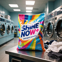 Meilleur prix d'usine de savon détergent en poudre de Chine avec sac d'emballage de conception gratuite nettoyeur de lessive de qualité supérieure