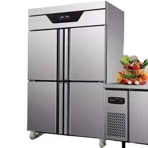 Congelatore commerciale Display frigorifero mini frigorifero ristorante attrezzature per la refrigerazione frigorifero in acciaio inox congelatore