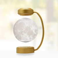 Lumière de Lune à Lévitation Magnétique Boule de Ciel Étoilé Flottant Protection des Yeux Veilleuse Nouveauté Cadeaux Lampe de Lune Flottante