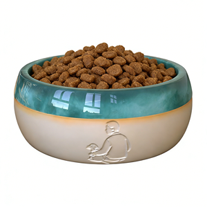 Maßgefertigter Extra Großer Futter- und Wassernapf für Hunde, Robuster Rutschfester Hundenapf für Mittelgroße & Große Hunde, Lebensmittelechter Porzellan-Futternapf - Product Image 1