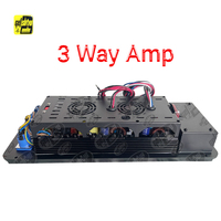 Module d'amplification de puissance en aluminium 3 voies Getshow 3200W, plaque de haut-parleur pleine bande professionnelle de classe D avec carte DSP 8/4