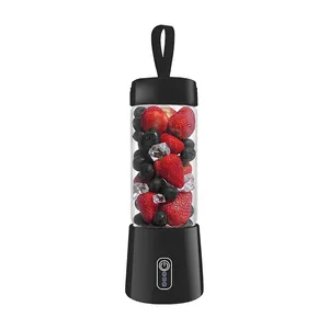 Aangepast Logo Mini Usb Fruit Juicer Oplaadbare Blender Draagbare Sap Smoothie Mixer