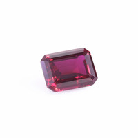 ROOMY 5A haute qualité étape taille émeraude Czochralski laboratoire cultivé Pigeon sang rouge rubis pierre précieuse pour bijoux sang rouge rubis anneau