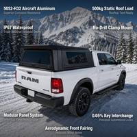 Armacap Hardtop modulaire en acier au manganèse avec fenêtre coulissante et becquet arrière pour Ram 1500 5.7/6.4 pieds