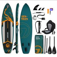 Flypark - Stock d'entrepôt européen en gros - Dropshipping - Planche à pagaie gonflable pour le surf, la pêche et le SUP - Prête à être expédiée