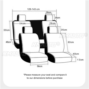 Car <b>Seat</b> <b>Covers</b> Automobiles <b>Seat</b> <b>Covers</b> PU Leather <b>Seat</b> Cushion Front Bench Chair Protection Universal for Auto Truck <b>Van</b> SUV - Product Image 6