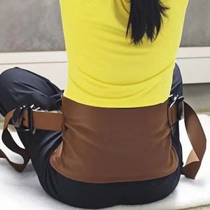 Cinturón de soporte lumbar para meditación, correa ajustable para corrección de columna vertebral, correa de yoga para postura sentada, unisex - Product Image 3