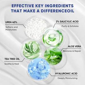 <span class=keywords><strong>Crema</strong></span> de <span class=keywords><strong>urea</strong></span> 40 por ciento para pies fuerza máxima, <span class=keywords><strong>crema</strong></span> de <span class=keywords><strong>urea</strong></span> 40% más ácido salicílico 2%, <span class=keywords><strong>crema</strong></span> de pies y manos para agrietamiento seco - Product Image 2