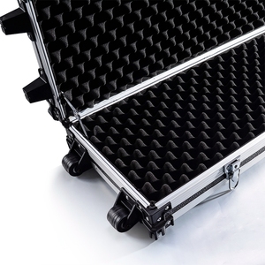 Ốp Lưng Nhôm Cứng Vỏ Bọc Súng Trường Hợp Chuyến Bay Súng Dài Có Khóa Kết Hợp Vali Lớn - Product Image 6