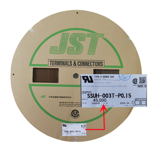 ขั้วต่อ <span class=keywords><strong>SUH</strong></span> ของแท้ รุ่น <span class=keywords><strong>JST</strong></span> Terminal SSUH-003T-P0.15 สายไฟขนาด 0.8 มม. แบบ Crimp 28-32 AWG ขั้วต่อแบบ Socket - Product Image 1