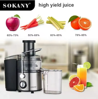 Mixeur multifonction 4 en 1 en acier inoxydable avec gobelet de qualité alimentaire, indicateur LED, presse-agrumes, moulin à épices, blender SK-4009