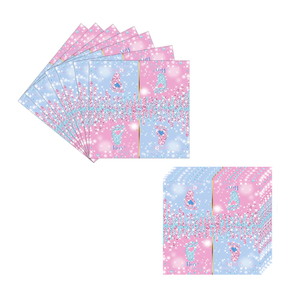 2024 baptême sexe révéler fête fournitures décorations de fête bébé douche <span class=keywords><strong>vaisselle</strong></span> <span class=keywords><strong>jetable</strong></span> ensemble pour les entreprises - Product Image 1