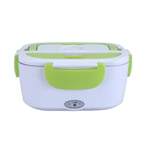 AA642 Portable Electric Heating Food Warmer Heater Rice Container Dinnerware Stainless Steel Food Container Lunch Box
