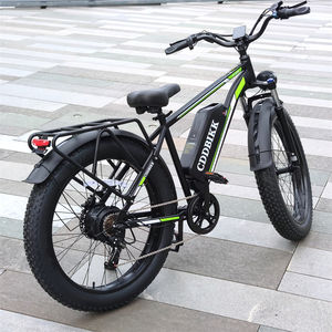 Vélo Électrique de Montagne <span class=keywords><strong>1000W</strong></span>, Pneus Larges Tout-Terrain 20 Pouces, Vélos Électriques Rechargeables pour Hommes - Product Image 4