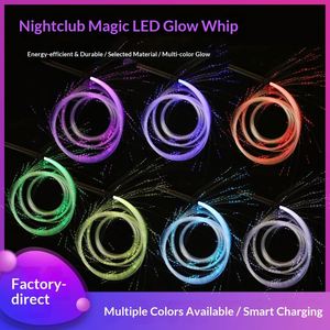 Barres lumineuses LED à fibres optiques pour discothèques, ambiance interactive, spectacles de danse, fouets lumineux dynamiques clignotants - Product Image 1