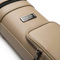 Étui de queue de billard en cuir imperméable 4B8S avec logo personnalisé, sac à dos pour queue de billard pour joueurs professionnels, commerce électronique transfrontalier