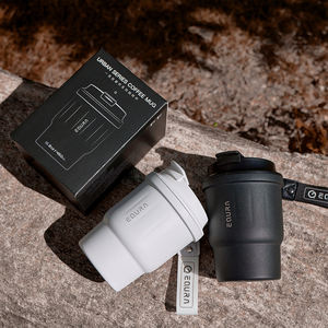 Taza de Café Urbana a Prueba de Fugas con Cordón, Taza de Viaje Portátil, Elegante Vaso Térmico Aislado al Vacío para Oficina - Product Image 3