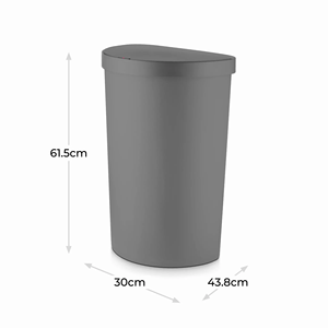 <strong>50L</strong> New Automatic Wholesale Kitchen Semi Round Sensor Trash <strong>Bin</strong> Plastic <strong>Rubbish</strong> <strong>Bins</strong> - Product Image 5
