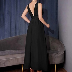Vestido de verano sin mangas con escote en V, elegante - Product Image 2
