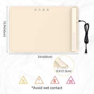 In the Trend Custom Classic Eco-Friendly Portable Foldable Round Silicone Heating <b>Plate</b> <b>Mat</b> Table for Dining Table Food Warming - Product Image 2